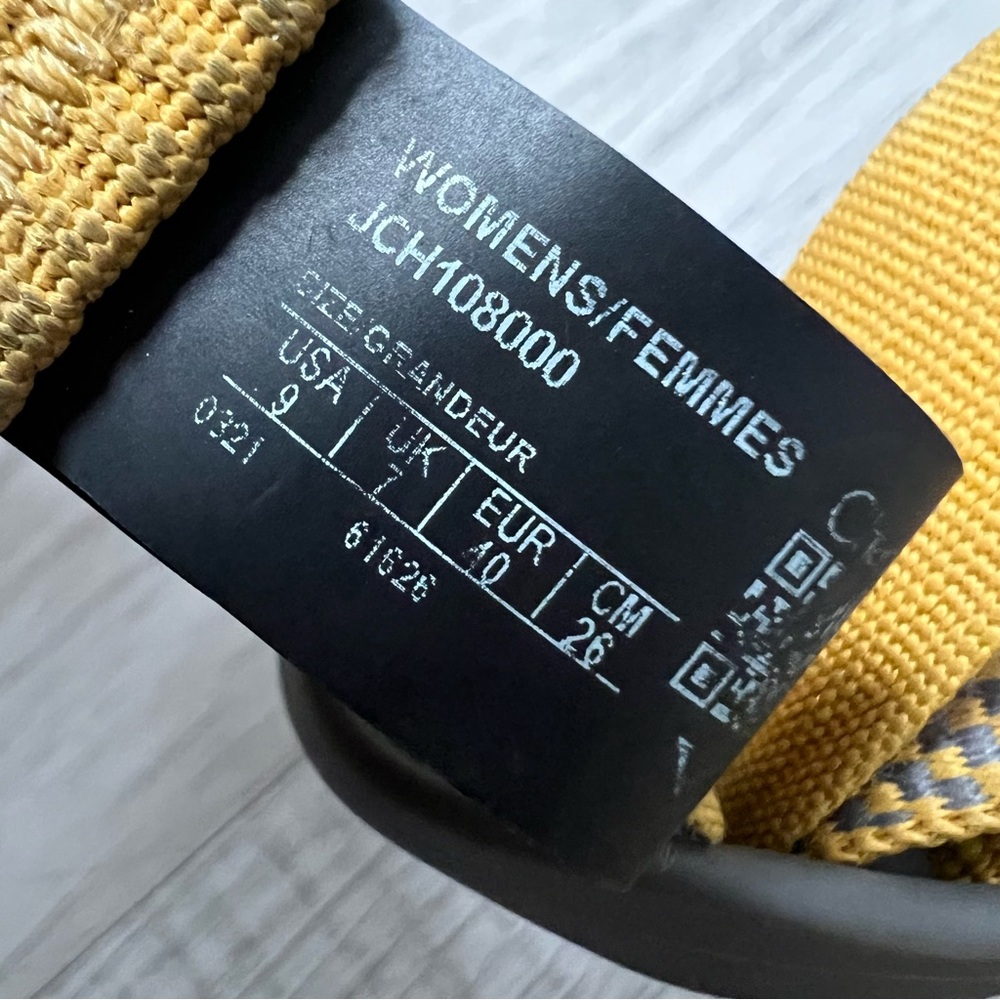 CHACO Z Cloud X/2 Sandal - Women's Mustard and Gray Strappy Size 9 - Picture 9 of 10